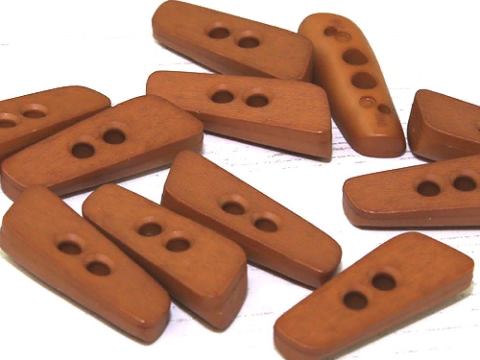 Dill Plastic Toggle Buttons (Value Pack) Tan
 