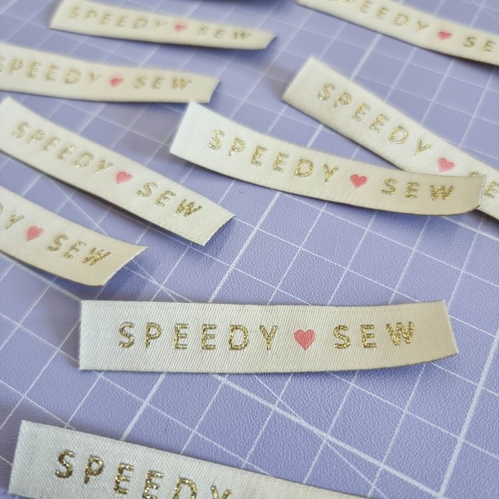 Sew Anonymous Speedy Sew Metallic Woven Labels
 