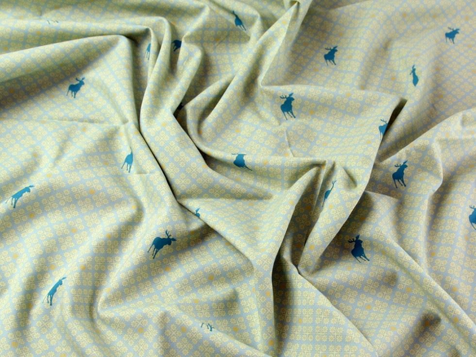 John Louden Mint Green 100% Cotton Poplin Fabric
