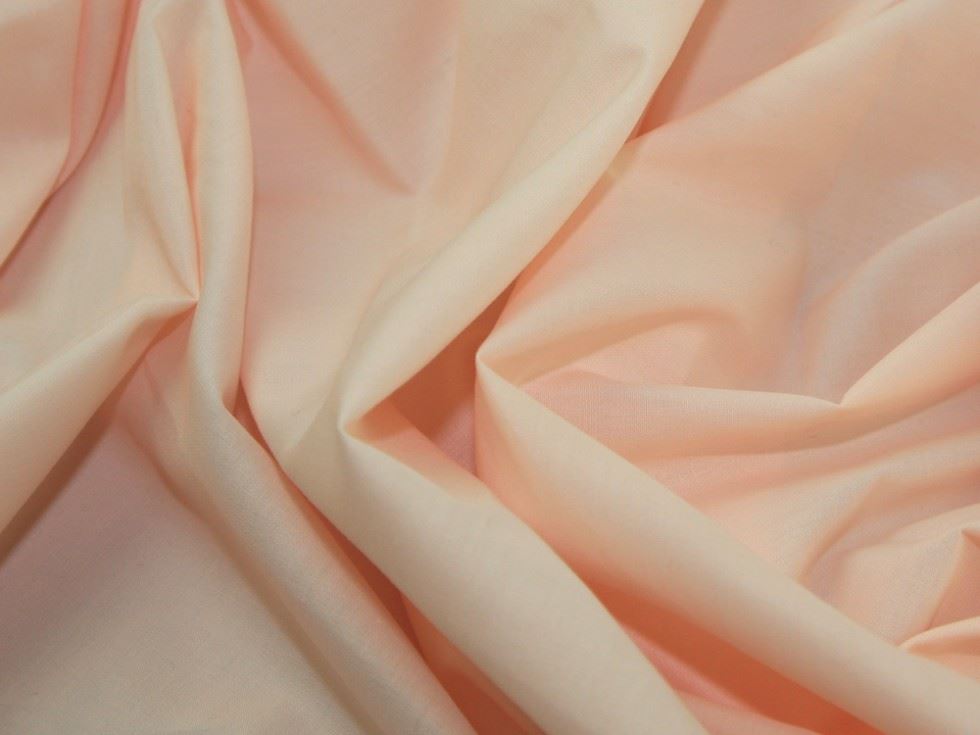 Minerva Core Range Peach Extra Wide Polycotton Fabric