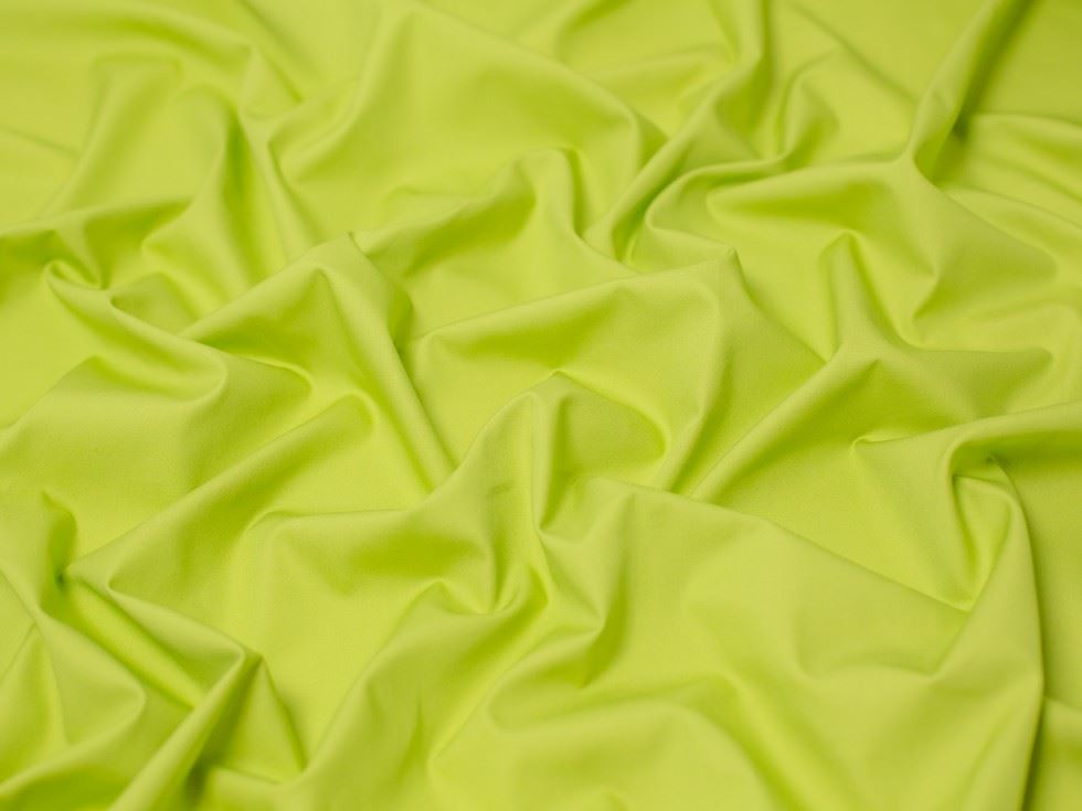 Minerva Core Range Light 100% Cotton Poplin Fabric Chartreuse
 