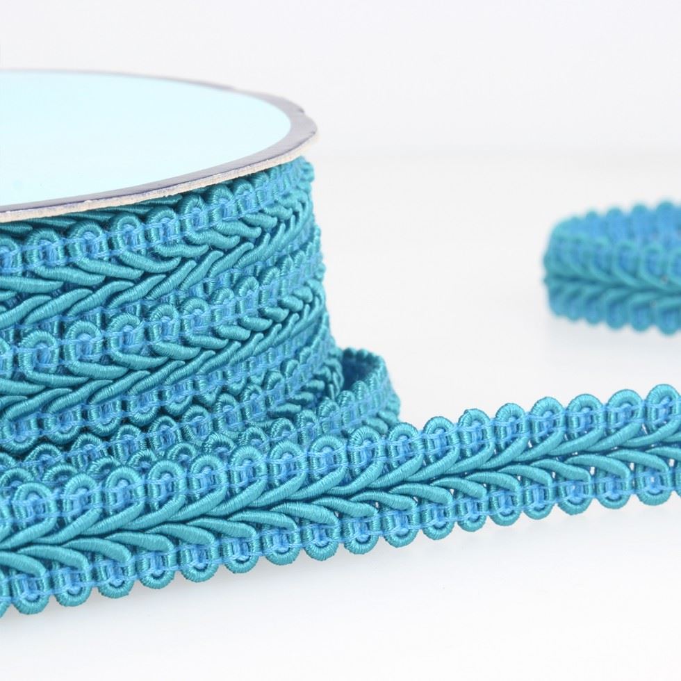Stephanoise Gimp Braid Trim Turquoise Blue
 