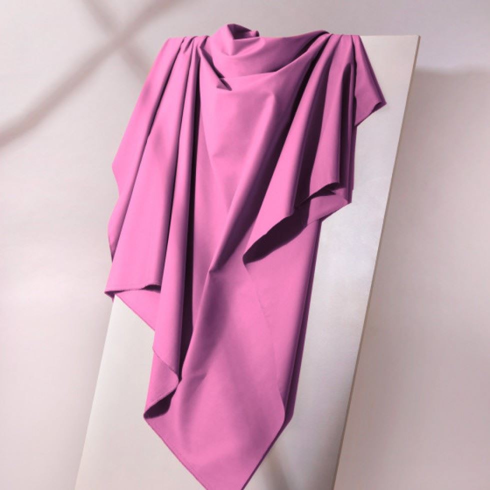 Atelier Brunette Light Cotton Gabardine Fabric Bubble Gum