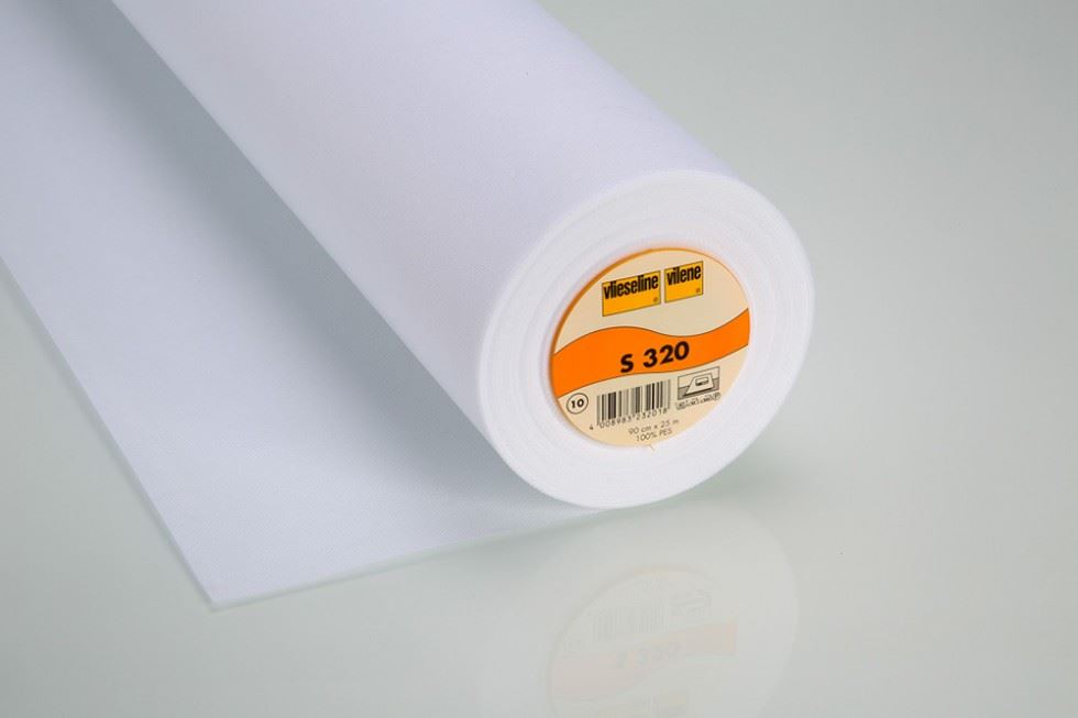 Vilene Vlieseline White S320 Soft Flexible Interfacing