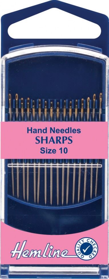 Hemline Gold Sharps Sewing Needles
