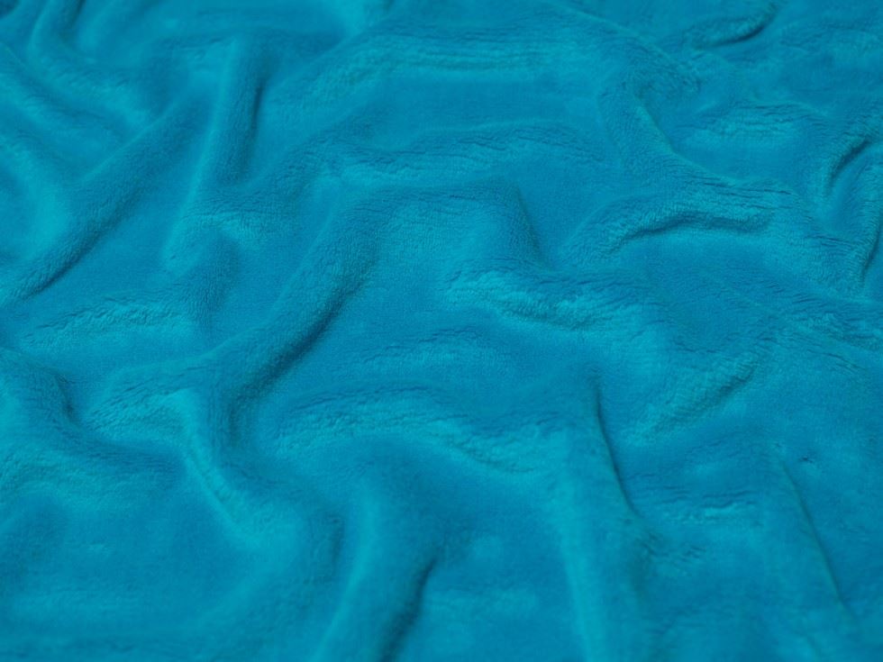 Minerva Core Range Turquoise Super Soft Plush Cuddle Fleece Fabric