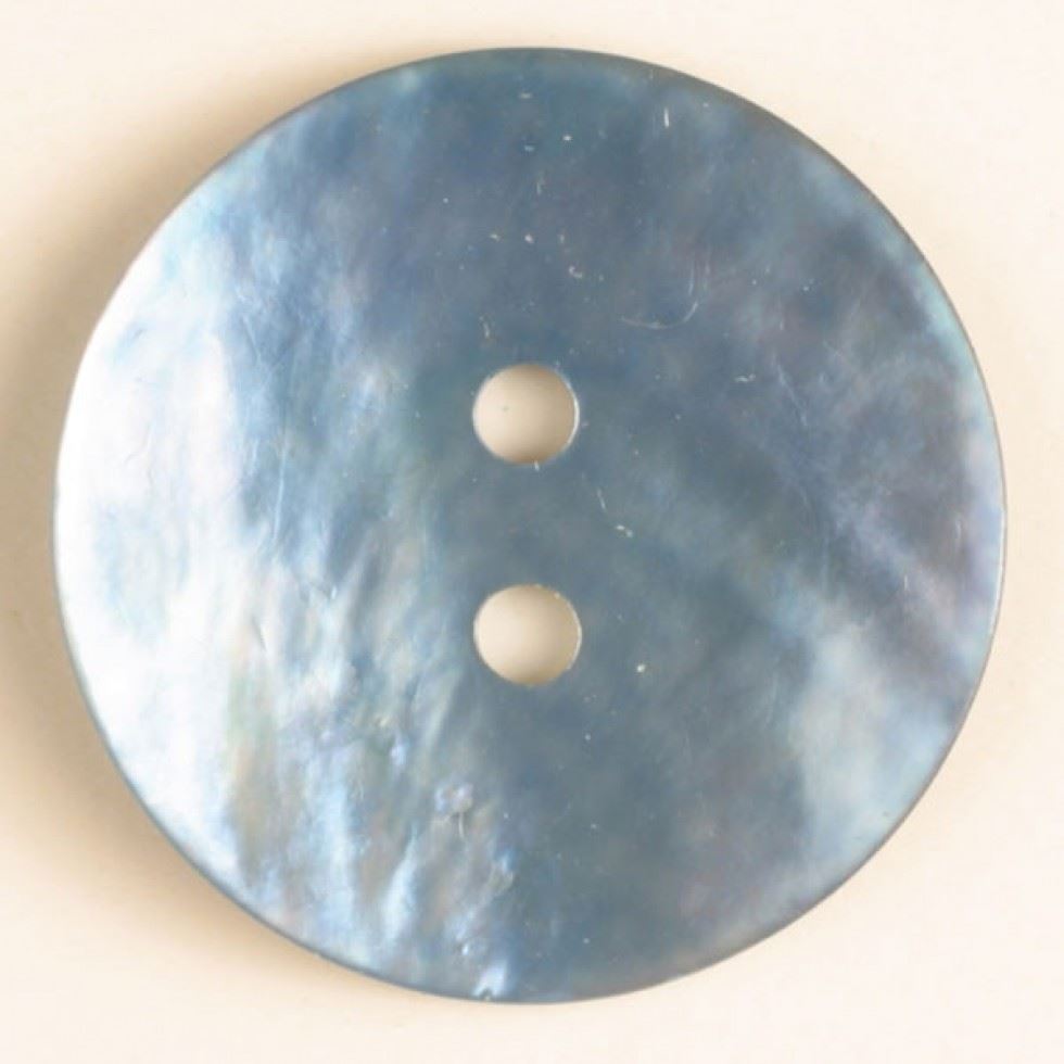 Dill Ice Blue Natural Pearl Buttons (Value Pack)