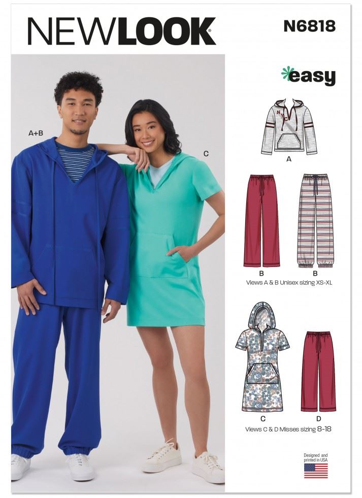 New Look Paper Sewing Pattern 6818
 