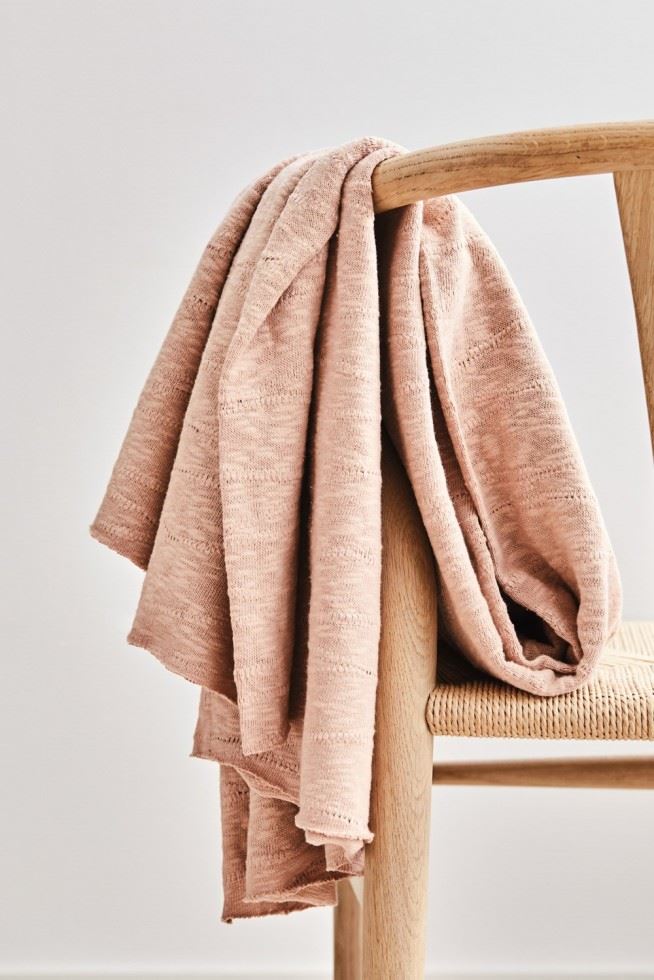 Mind The Maker Rose Slub Jacquard Sweater Knit Stretch Fabric