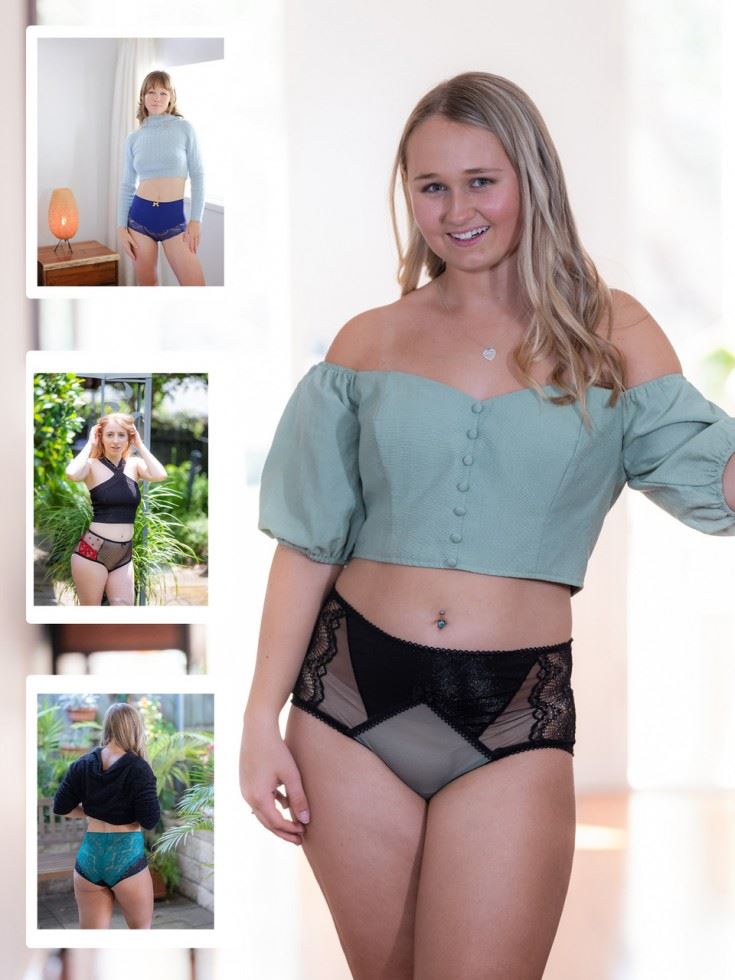 Booby Traps Sewing Pattern High Society Knickers