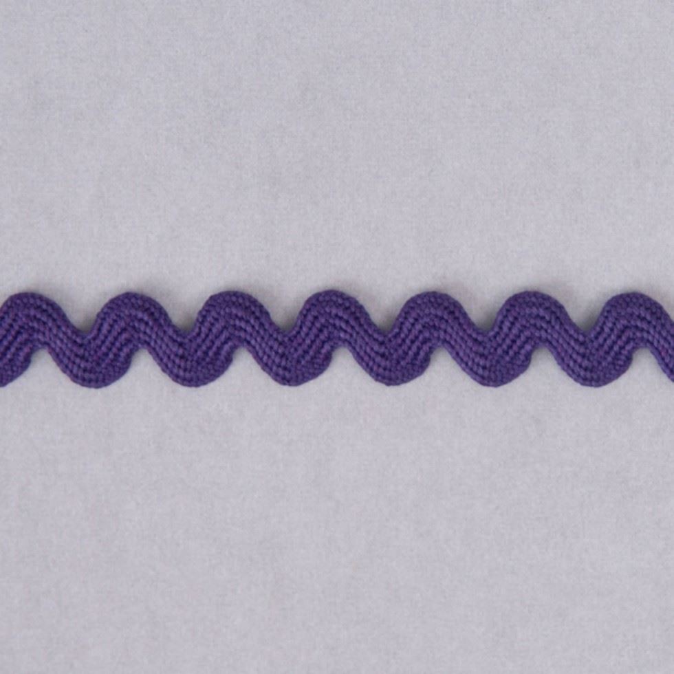 Essential Trimmings Purple Ric Rac Trim (Value Roll)
