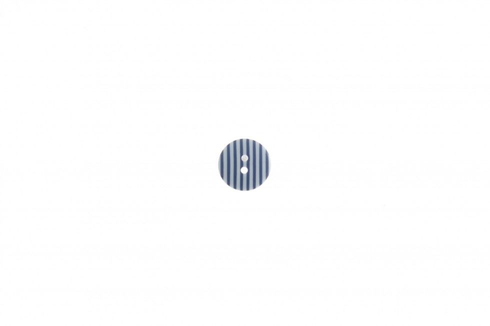 Trimits Light Blue Round Stripey Buttons (Value Pack)