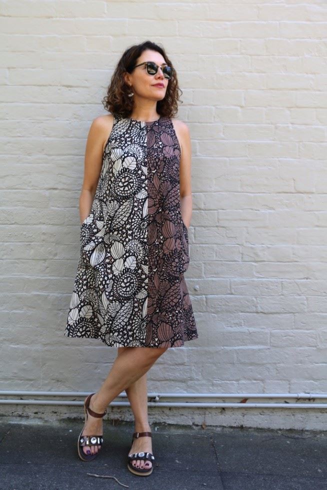 Tessuti Paper Sewing Pattern Bondi Dress