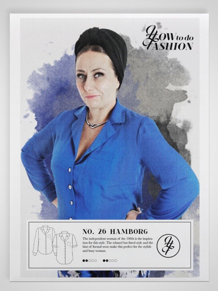 How To Do Fashion Sewing Pattern Hamborg Shirt