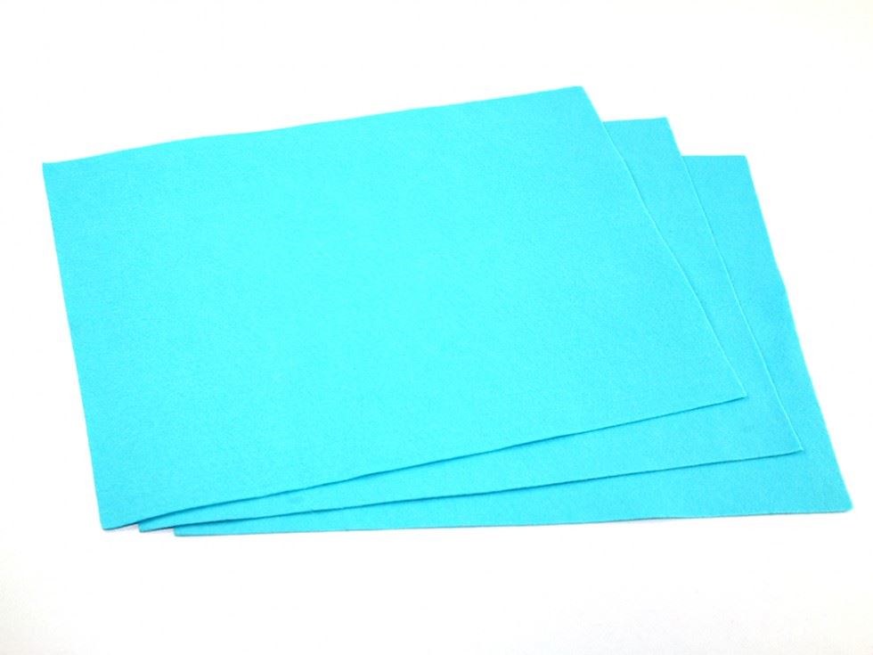 Minerva Core Range Kingfisher 9X12inch Acrylic Felt Fabric Sheets