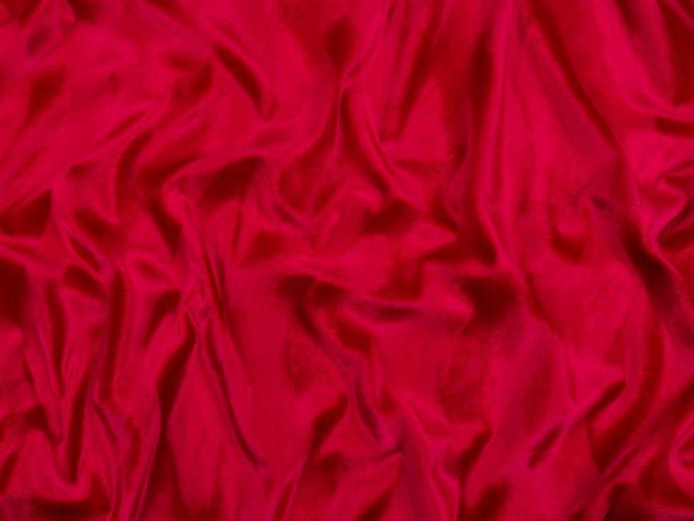 Minerva Core Range Textured Velboa Faux Fur Fabric Scarlet
 