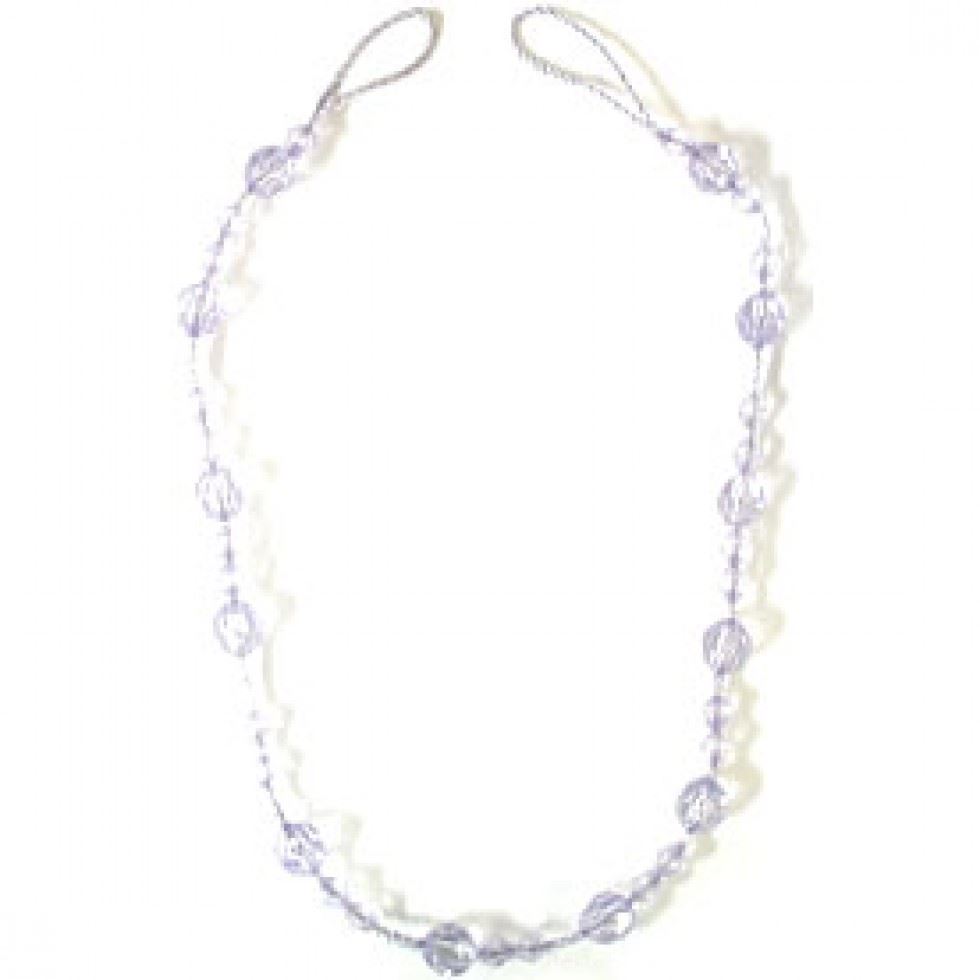 Beaded Curtain Tie Backs Lilac
 