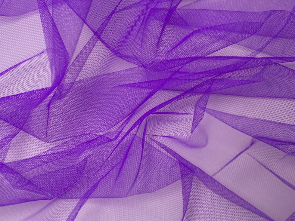 Minerva Core Range Violet Dress Net Fabric