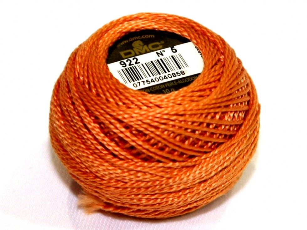 Dmc Size 5 Cotton Perle Thread 922