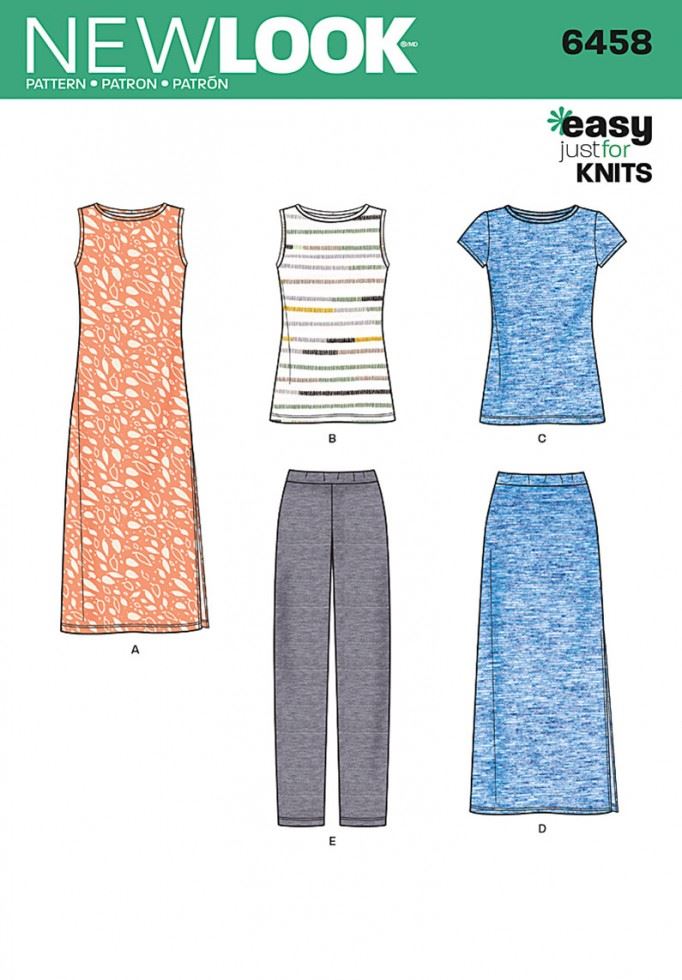 New Look Paper Sewing Pattern 6458
 