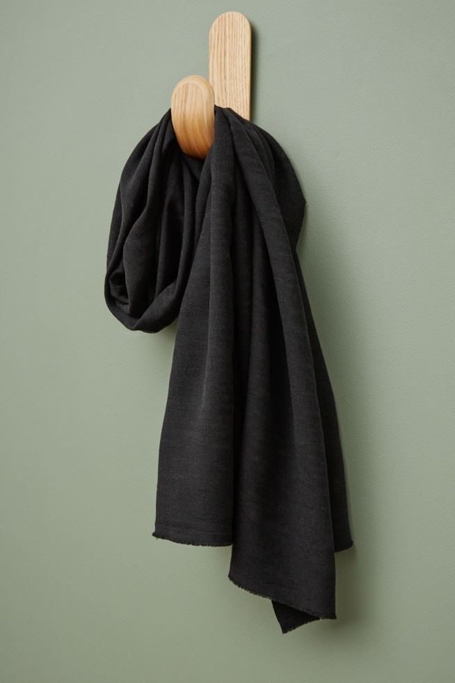 Meet Milk Black Hoya Jacquard Tencel Lyocell Linen Blend Fabric