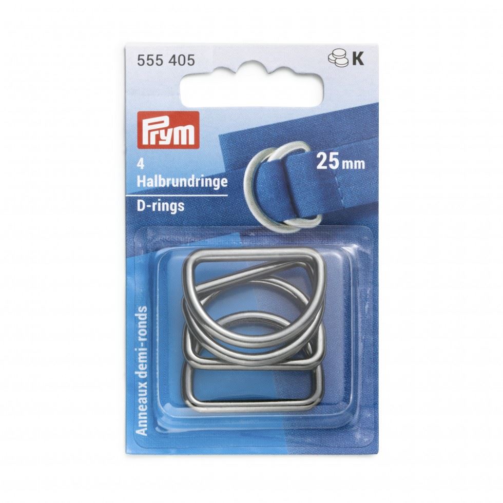 Prym Metal D Rings Gunmetal