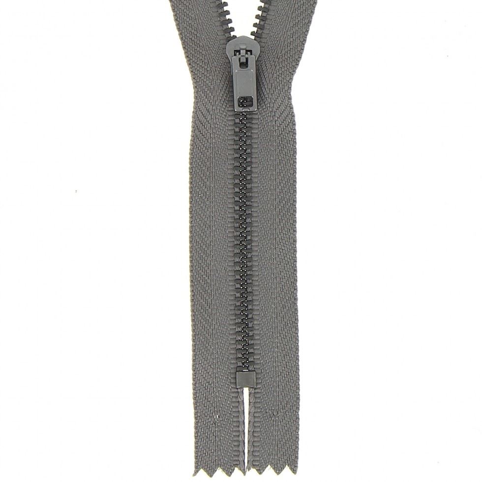 Milward Metal Trouser Closed End Zips Dark Grey