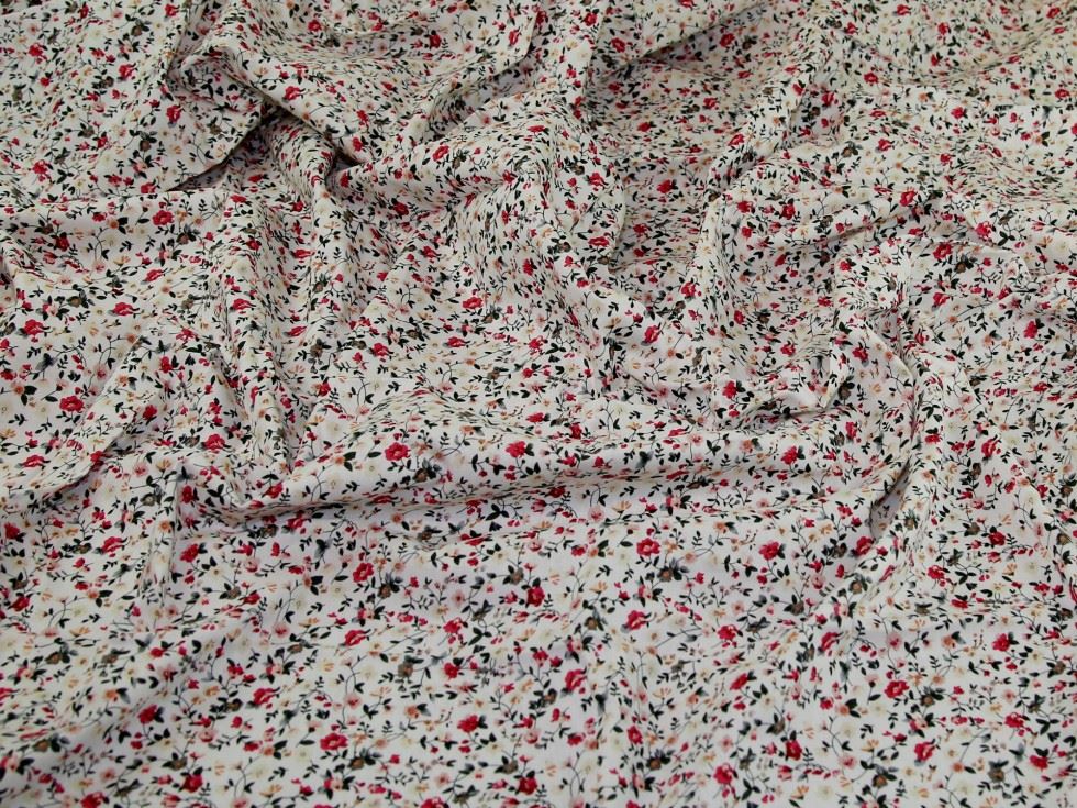 Deadstock 100% Cotton Poplin Fabric Cream
 