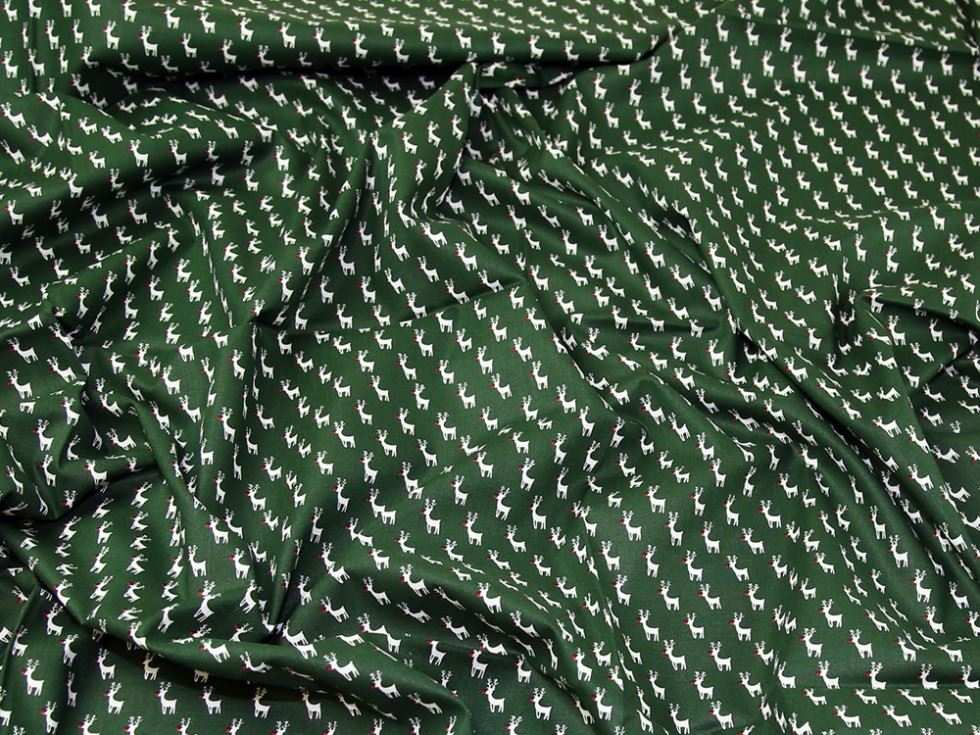Deadstock 100% Cotton Fabric Green