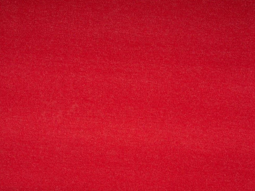 Red Deadstock Loop Back French Terry Stretch Knit Fabric