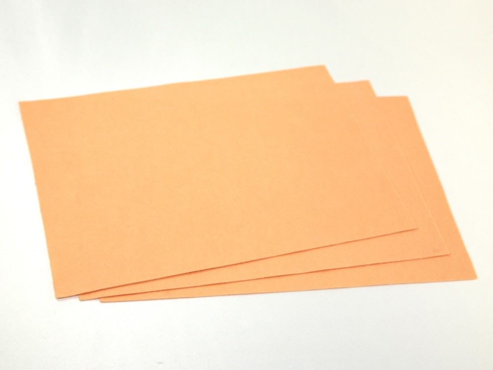 Minerva Core Range Peach 9X12inch Acrylic Felt Fabric Sheets