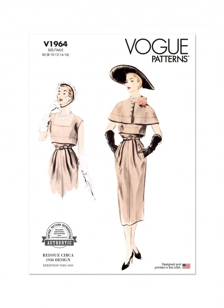 Minerva Sewing Pattern 1964 Vogue Vogue-1964-B5