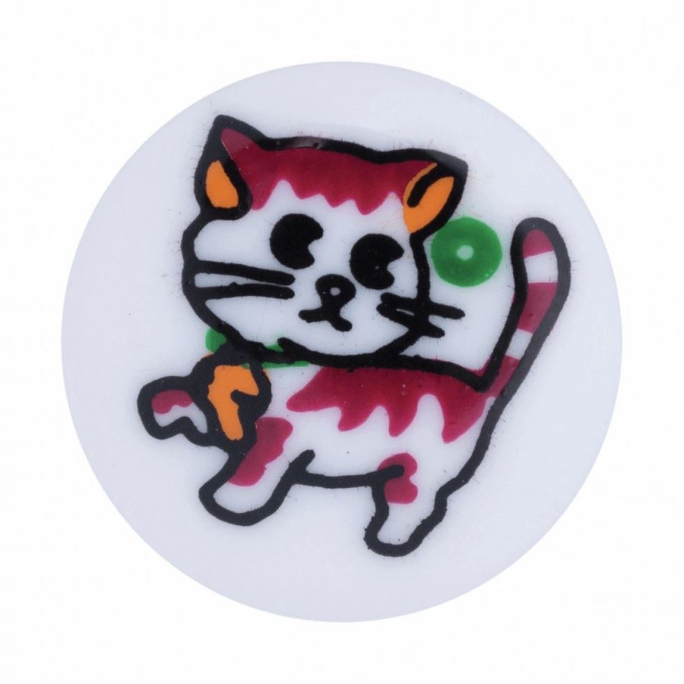 Hemline White/Multicoloured Childrens Round Plastic Buttons