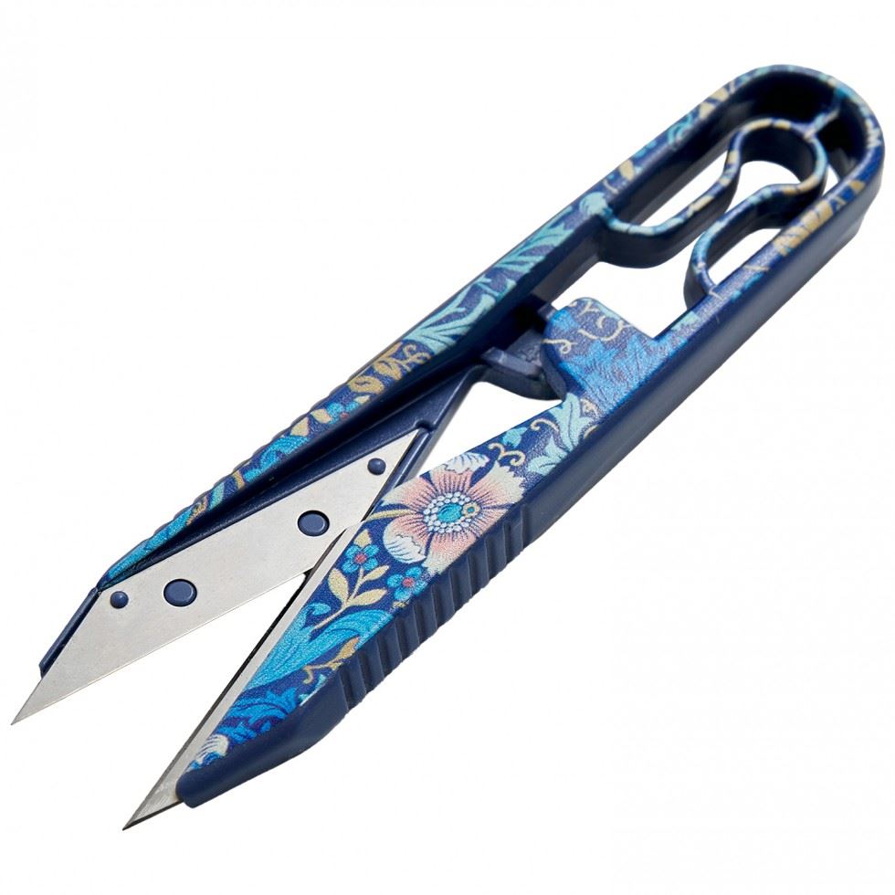 Hobby And Gift Woodblock Floral Thread Snips
