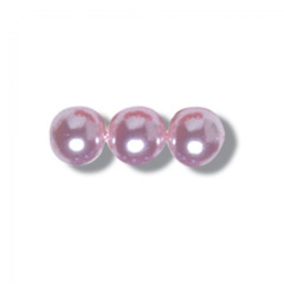Trimits Pink Round Pearl Beads Bulk Pack (Value Pack Of 3)