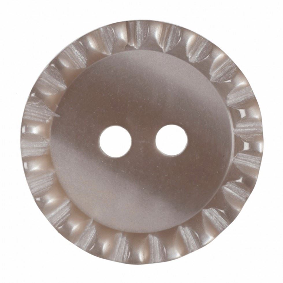 Hemline Brown Round Shirt Buttons
