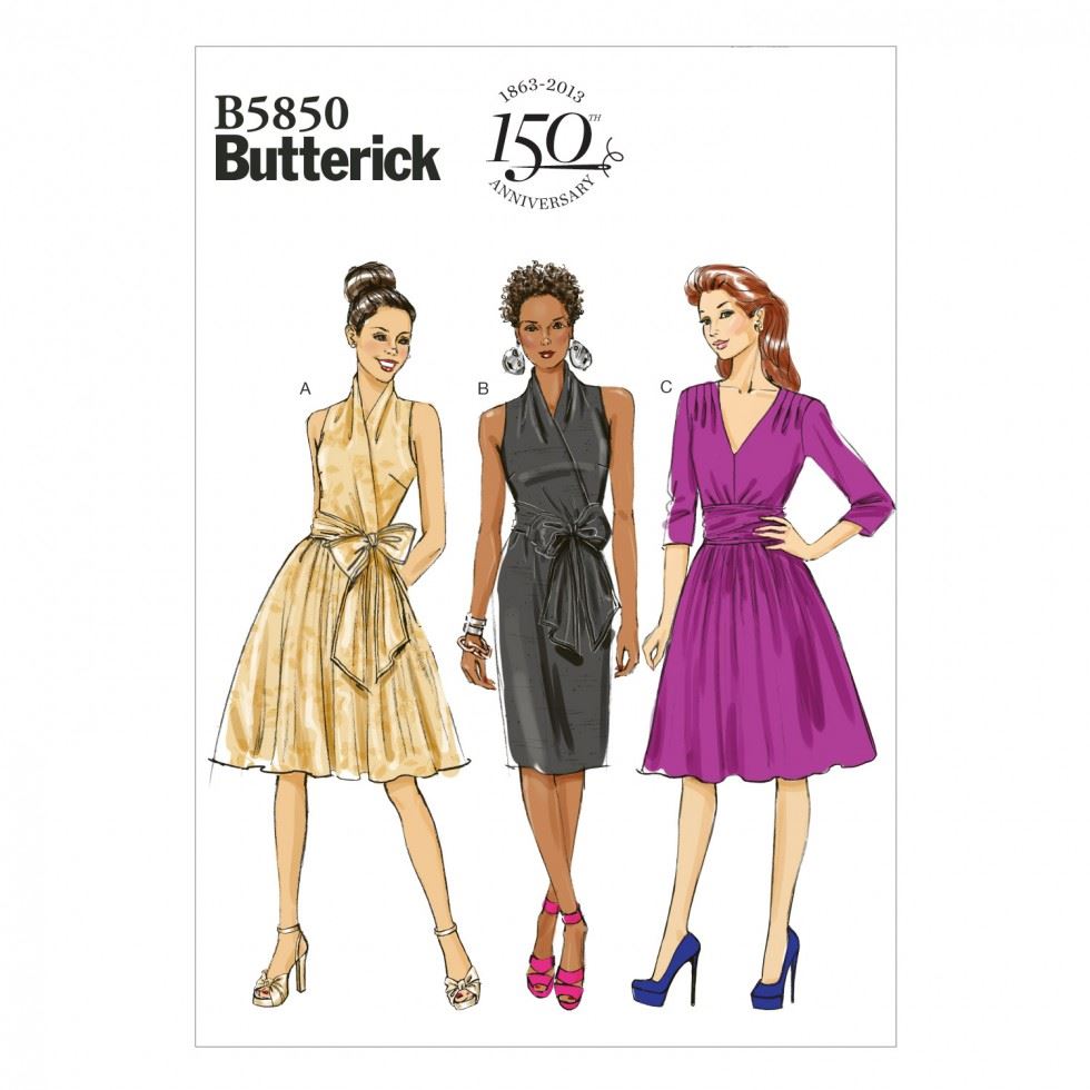 Butterick Paper Sewing Pattern 5850
 