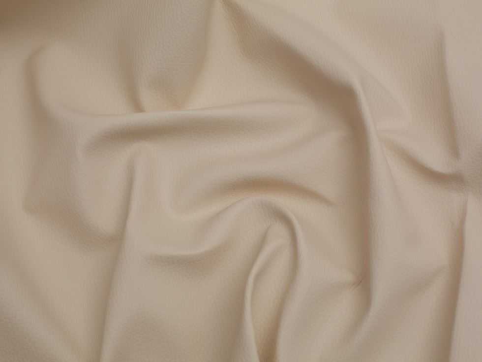 Minerva Core Range Cream Fire Retardant Faux Leather Fabric
