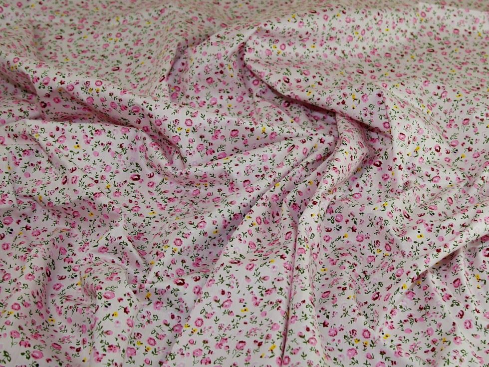 Pink Deadstock 100% Cotton Fabric
