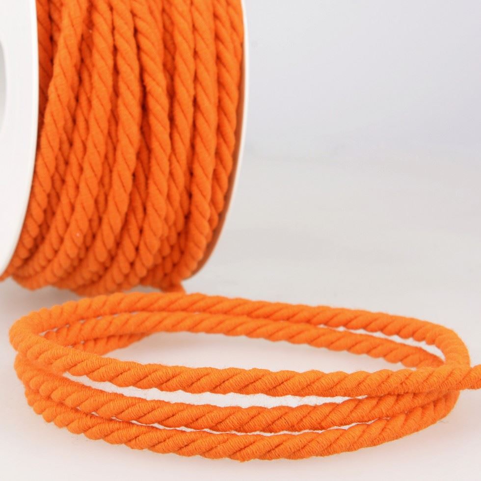 Stephanoise Round Cotton Cord Orange
