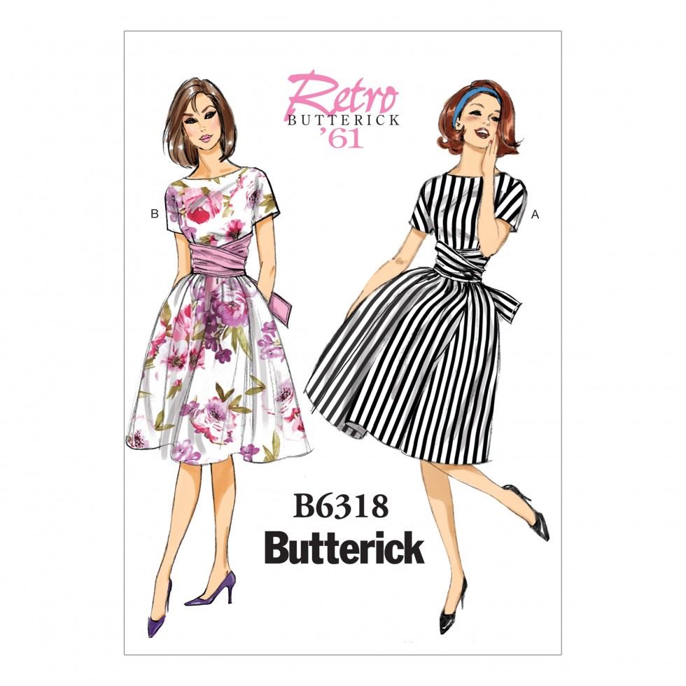 Minerva Sewing Pattern 6318 Butterick Butterick-6318-E5