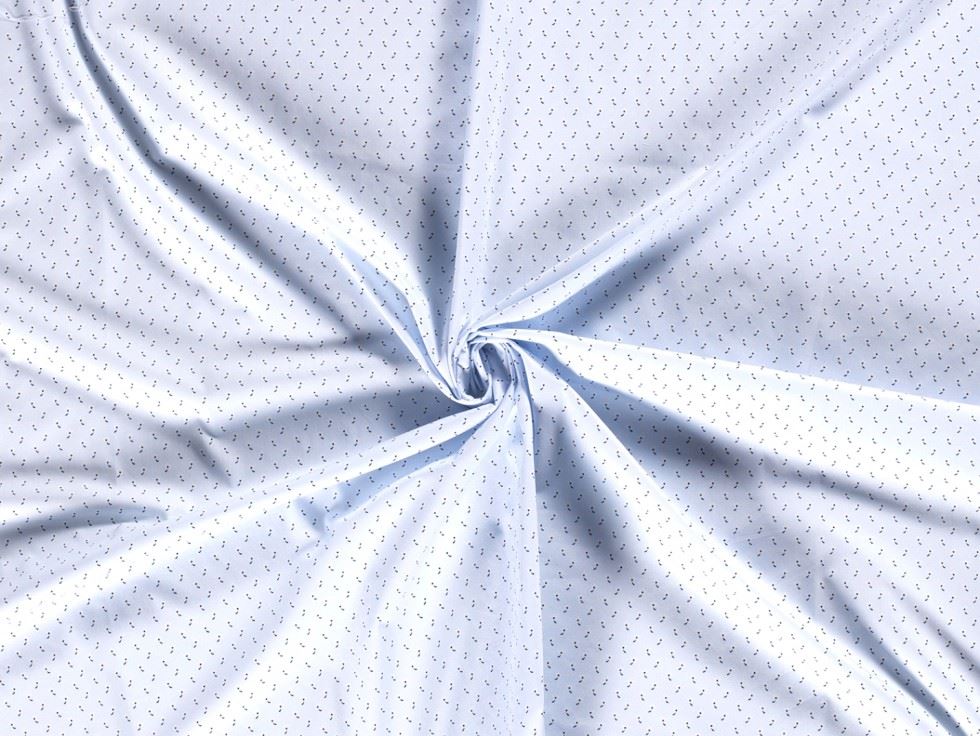 100% Cotton Poplin Fabric Blue
 
