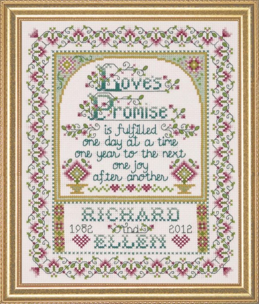 Design Works Loves Promise Counted Cross Stitch Kit
 