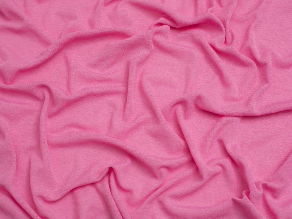 Minerva Core Range Onion Skin Fine Sweater Knit Stretch Fabric Pink
 