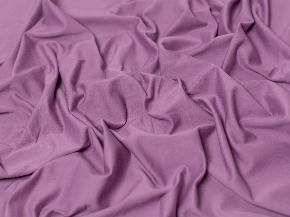 Minerva Core Range Lavender Cotton Lycra Jersey Stretch Knit Fabric