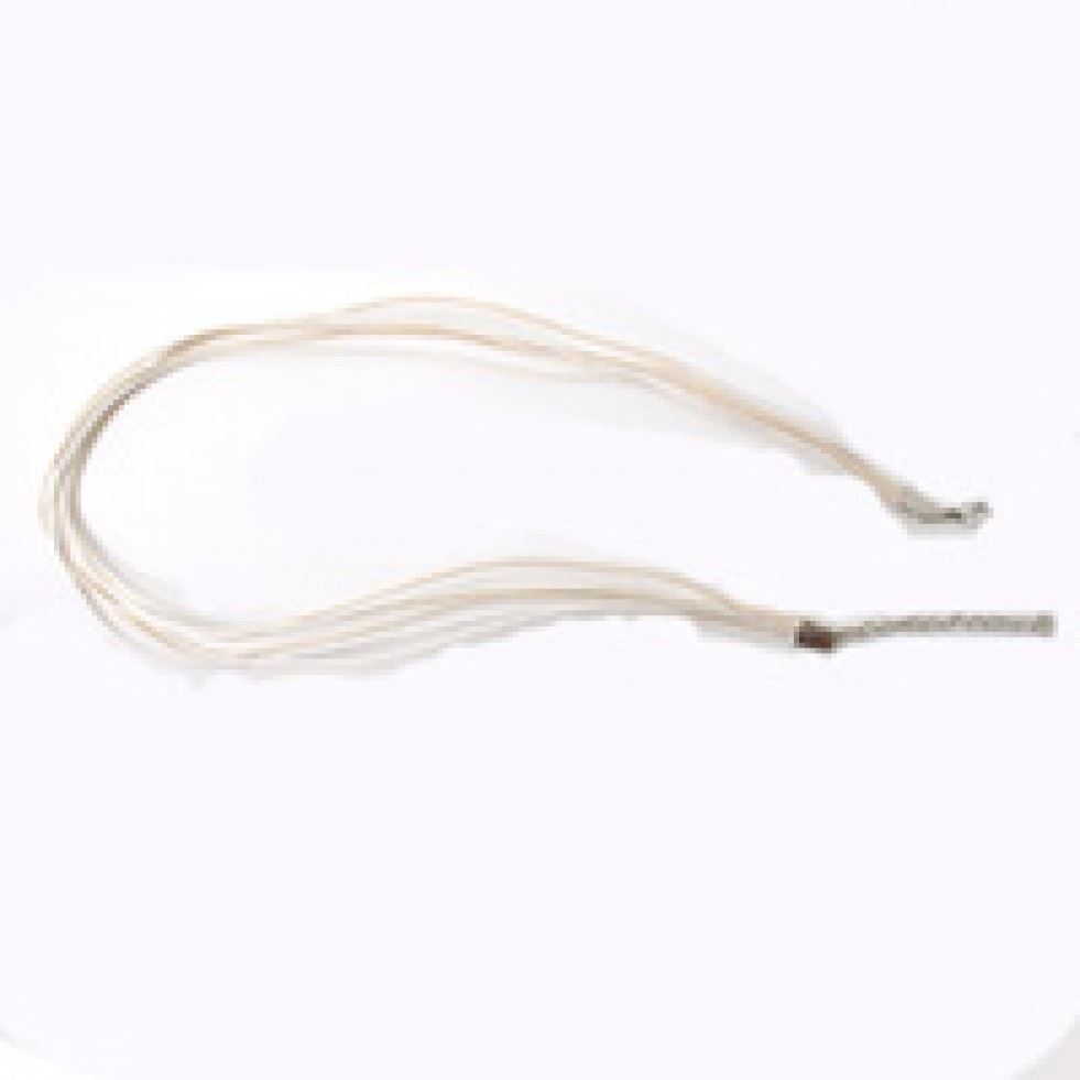 Trimits White Waxed Cord With Clasp (Value Pack Of 5)