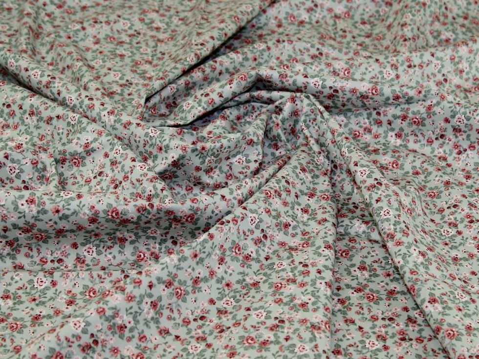 John Louden Mint 100% Cotton Poplin Fabric