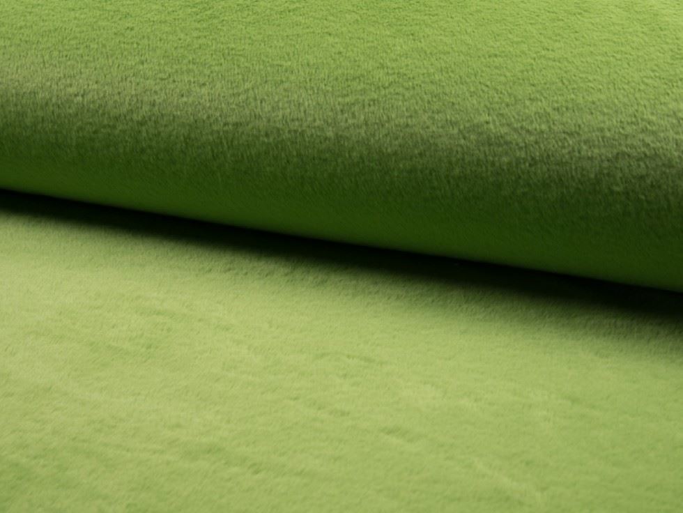 Lime Green Deadstock Luxury Super Soft Faux Fur Fabric