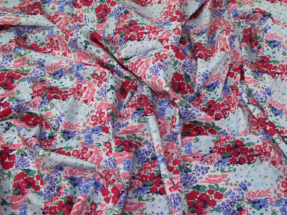Deadstock Regency Cotton Lawn Fabric Light Multi
 