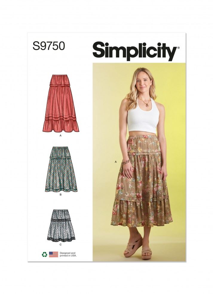 Simplicity Paper Sewing Pattern 9750
 